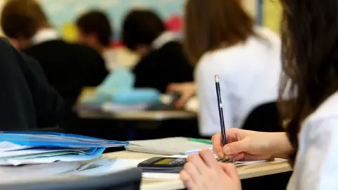 Getty Images School girl in class