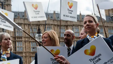 Getty Images Thomas cook workers