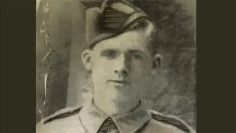 Old photo of Cpl Peter O'Hare