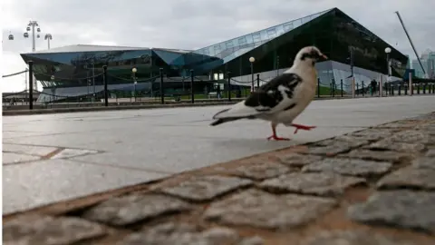 Getty Images The Crystal building on Royal Victoria Dock in east London
