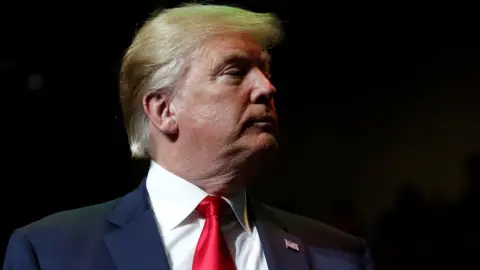Reuters U.S. President Donald Trump holds a rally with supporters at North Side middle school in Elkhart, Indiana, U.S., May 2018