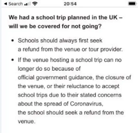 ABI website Screen shot from ABI website