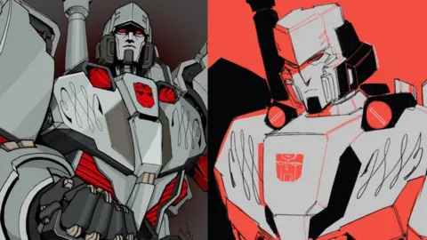 @CWingsyun / @jamesydraws, @raadst Megatron, drawn by More than Meet the Eye fans Winston Chan / @CWingsyun, colours by @jamesydraws, and @raadst as part of the #LostLightFest