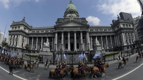 AFP The Palace of the Argentine National Congress in Buenos Aires