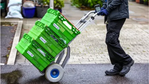 Getty Images Waitrose delivery worker