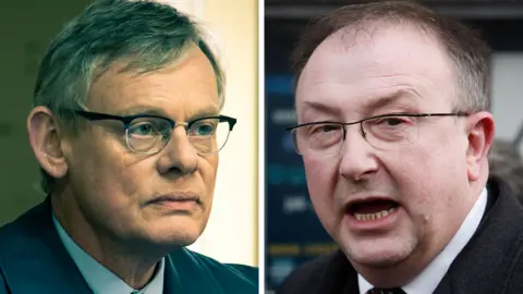 ITV/Getty Martin Clunes and Colin Sutton