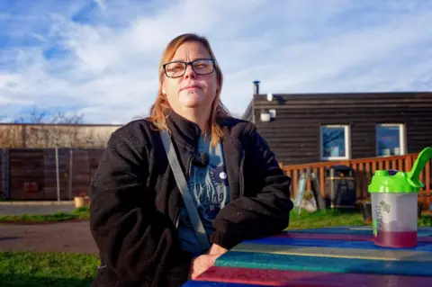 Laurence Cawley/BBC Leonie Vince