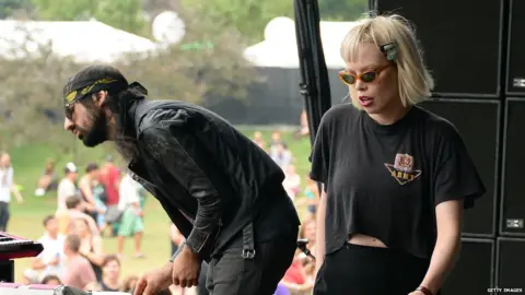 Getty Images Ethan Kath and Alice Glass