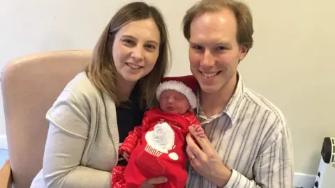 BBC Ratcliffe family with baby