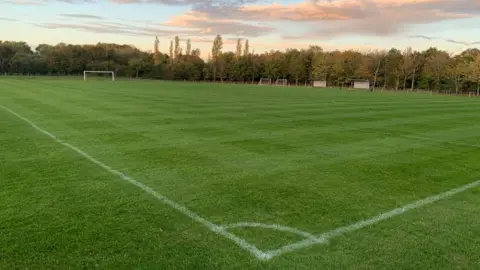 Martyn Barnard A football pitch at Notley Youth FC