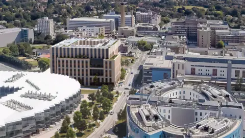 NBBJ An artists impression of what the new Cambridge Cancer Research Hospital should look like