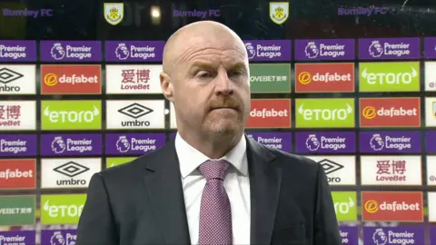 Burnley manager Sean Dyche