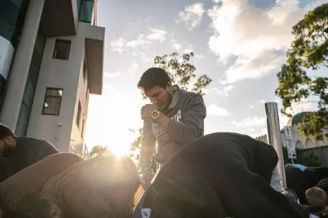 Flavio Brancaleone / EPA-EFE Eid al-Fitr celebrations at Lakemba Mosque, Sydney, Australia - 21 Apr 2023