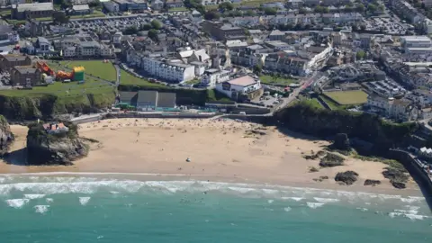 BBC Newquay beach