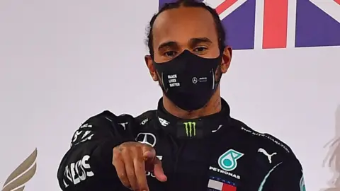 Reuters Lewis Hamilton won the BBC's Sports Personality of the Year in 2014
