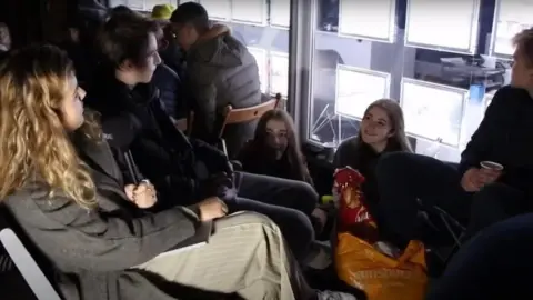 PALTV Students camping overnight in 2022