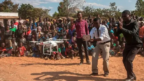 AFP Piloting a drone