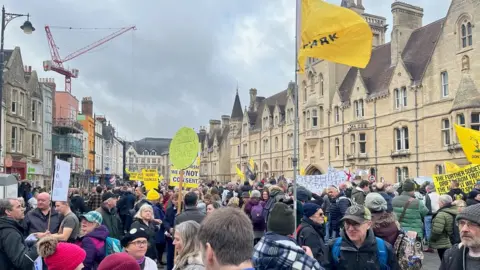 BBC Oxford protest