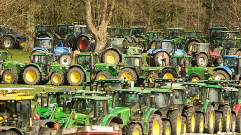 Danny Lawson/PA Knaresborough Tractor Run