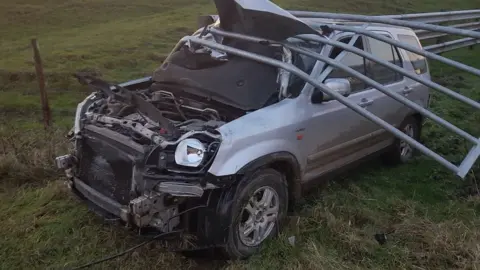 Lincolnshire Police Dumped vehicle