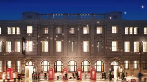 Ashall Projects/LDRS Abingdon Street hotel project - artist's impression