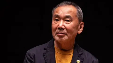 Getty Images Haruki Murakami (seen in 2021) has been criticised for how he portrays women in his books