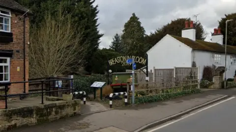 Google Risley Lane footpath Breaston