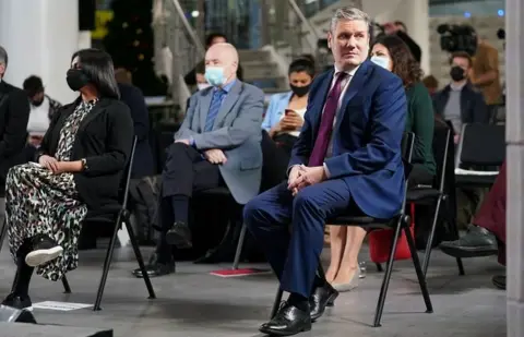 PA Media Sir Keir Starmer in Birmingham