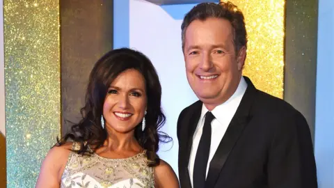 Getty Images Piers Morgan and Susanna Reid