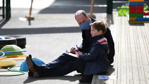 Reuters The visit was to mark the rollout to secondary schools of a mental health project Kate launched in primary schools in 2018