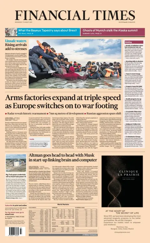  “Arms factories expand at triple speed as Europe switches on to war footing”