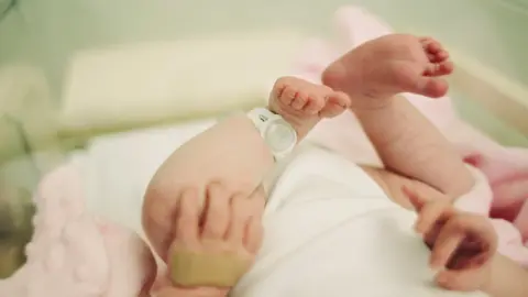 Getty Images Baby feet