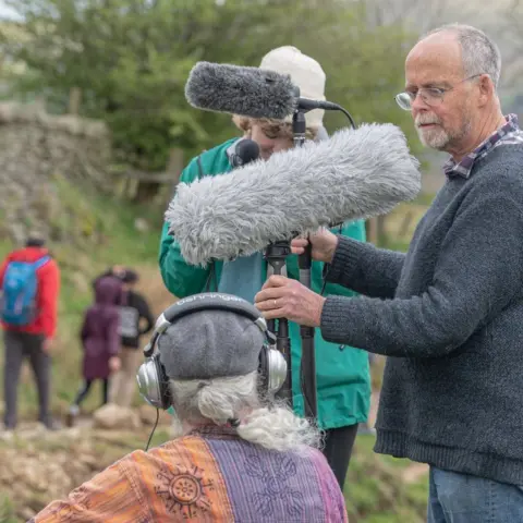Jacob Turnbull Filming of movie in Edale