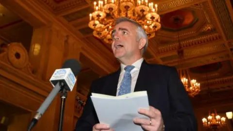 Pacemaker Former DUP minister Jonathan Bell