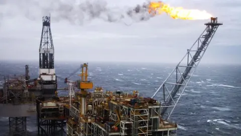 PA North Sea oil platform