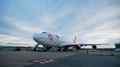 Kevin Church/BBC Virgin Orbit 747