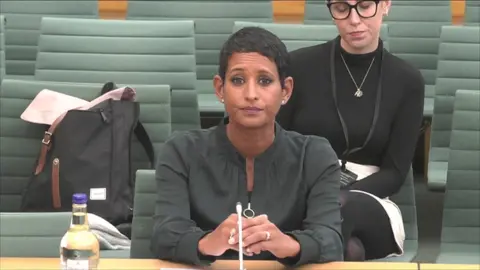 Naga Munchetty at the House of Commons