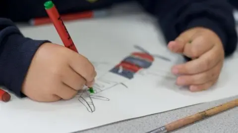 BBC Young pupil drawing