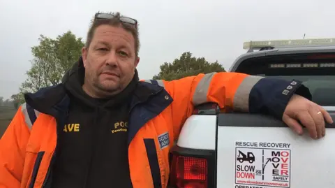 Recovery driver Dave Poole