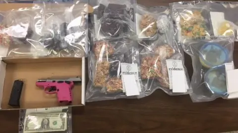 Chatham~Savannah Counter Narcotics team The marijuana/tetrahydrocannabinol (THC) edibles uncovered by the Chatham~Savannah Counter Narcotics team on 18 September 2018.