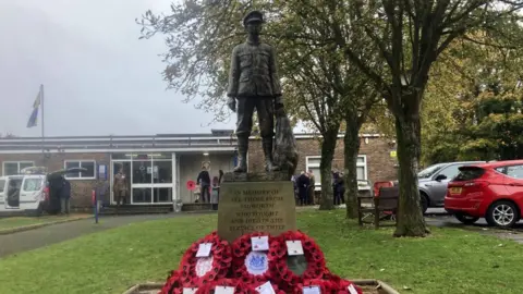 BBC Wreaths laid in Tidworth