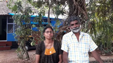 Simy Simy and her husband