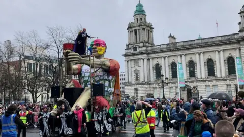 PA Media Belfast's St Patrick's Day parade 2022