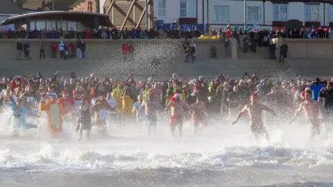 Dave Cocks/RNLI Redcar swim