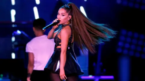 Reuters Ariana Grande performing