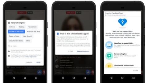 Facebook artificial intelligence spots suicidal users - BBC News