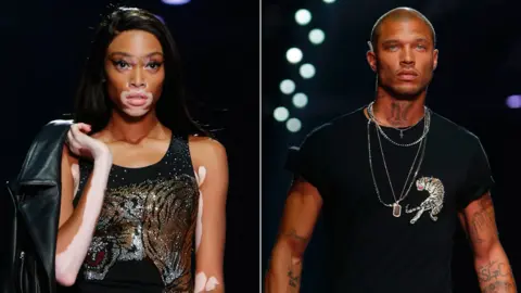 Getty Images Winnie Harlow and the "hot convict" Jeremy Meeks