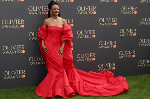 Getty Images Beverley Knight, 14 Nisan 2024'te Londra, İngiltere'de The Royal Albert Hall'da düzenlenen Olivier Ödülleri 2024'e katıldı