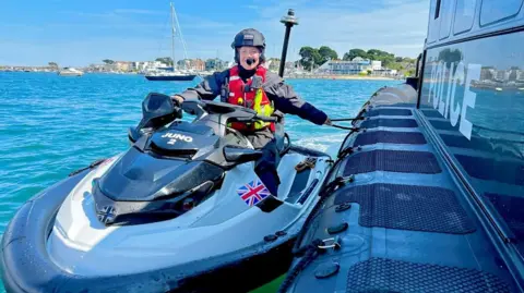 Dorset Police using jet skis