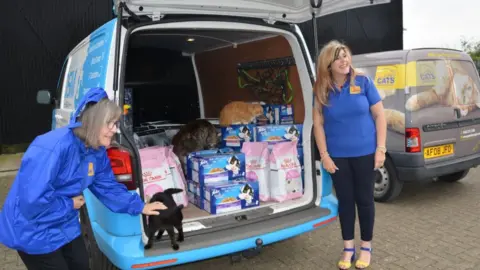 DSM Group Donated cat food
